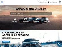 Tablet Screenshot of bmwbayside.com